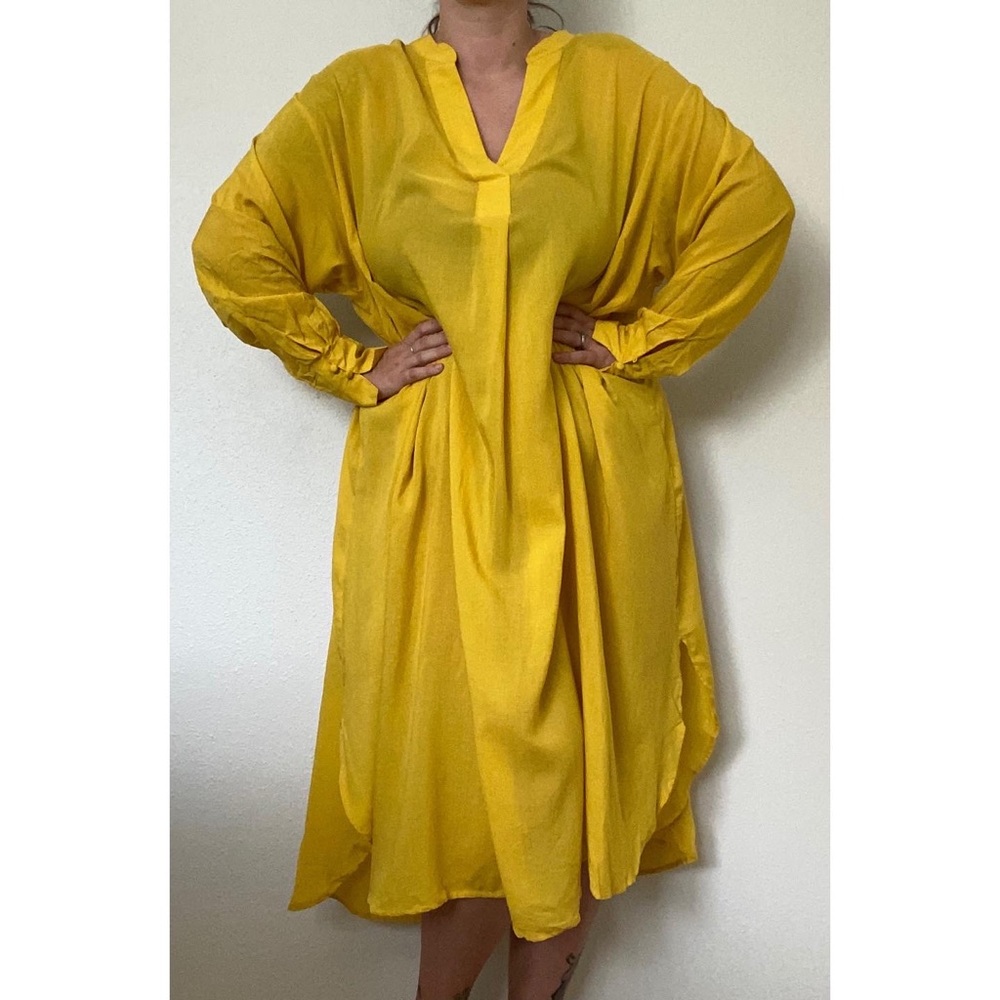 H&M brand yellow dress